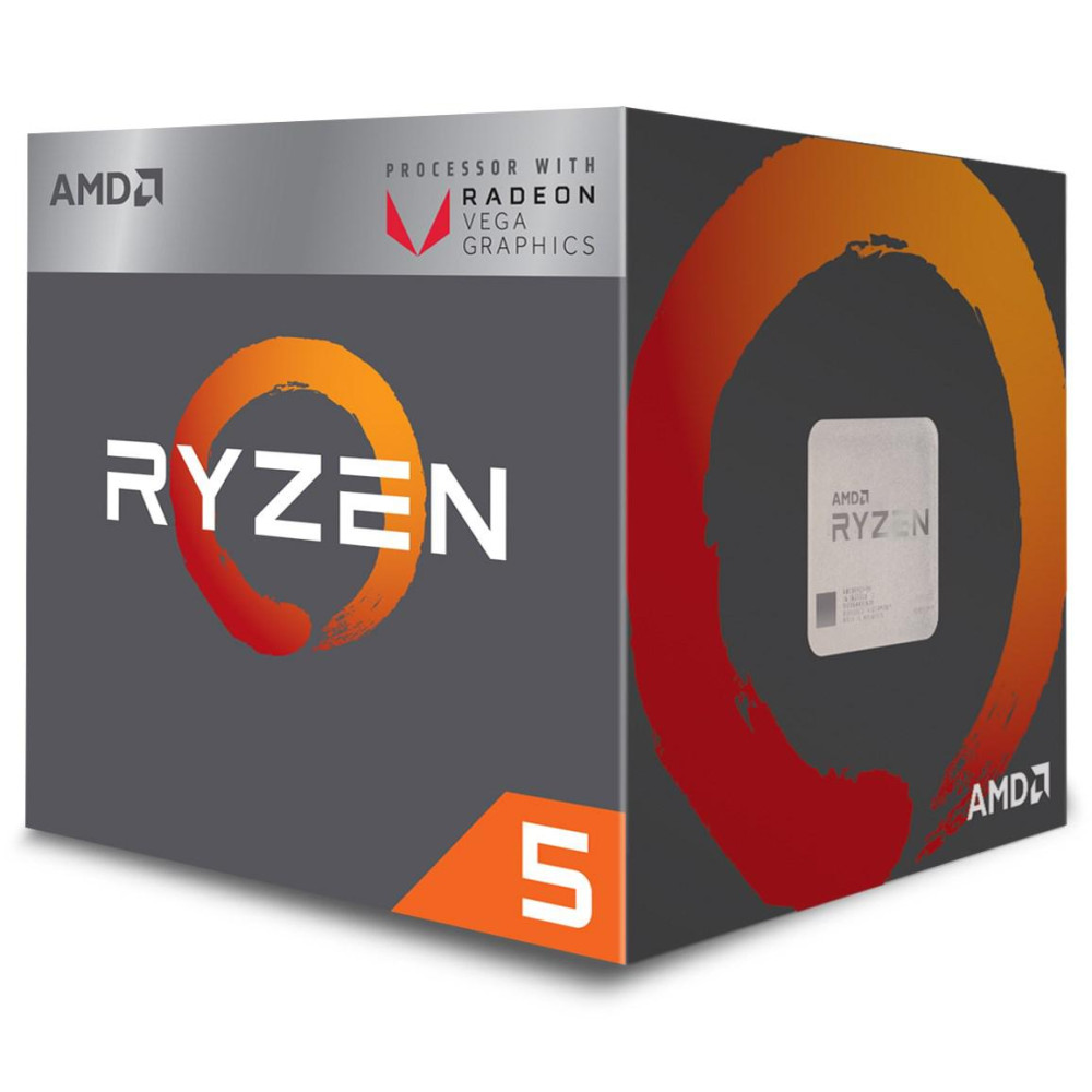 AMD CPU RYZEN 5 2400G YD2400C5FBBOX